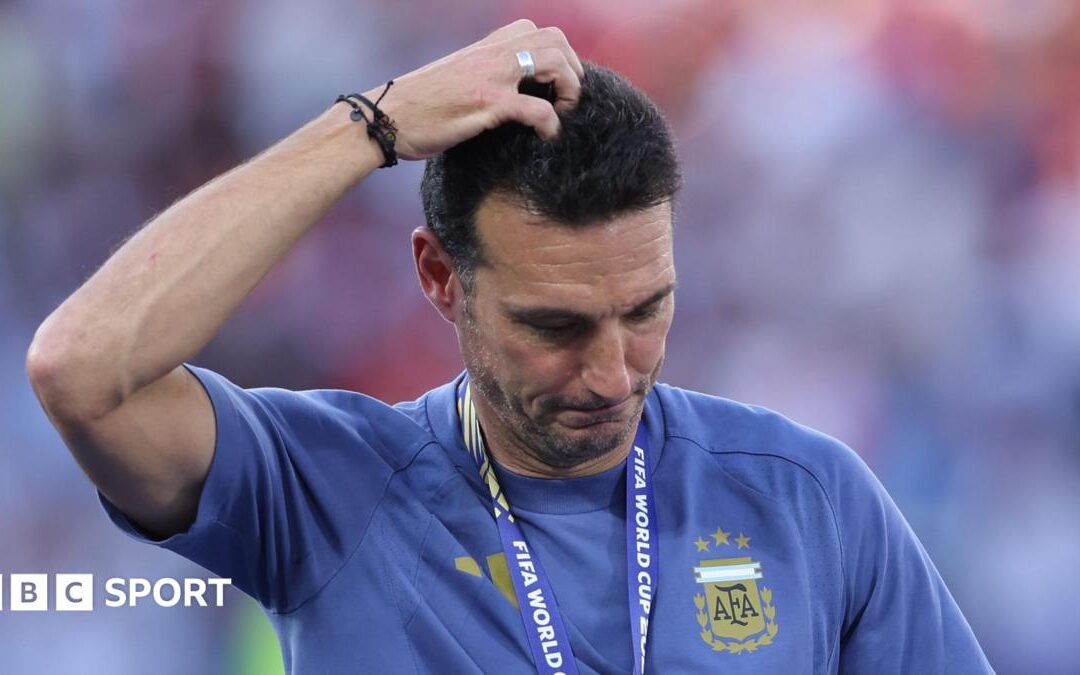 Scaloni i tårer efter VM-finale: Fremtiden usikker