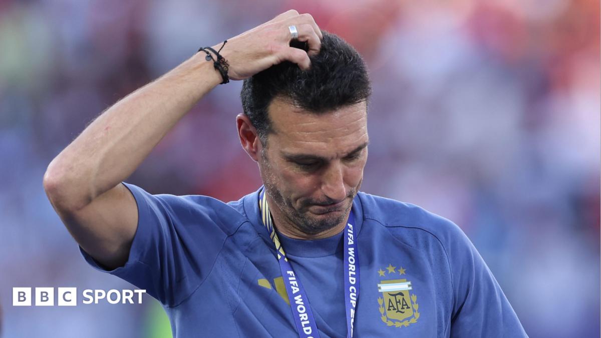 Scaloni i tårer efter VM-finale: Fremtiden usikker
