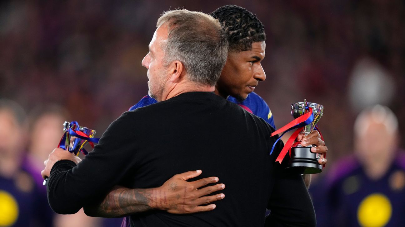 Barças Flick vil ‘savne’ Rashford efter United-retur Barças Flick vil 'savne' Rashford efter United-retur