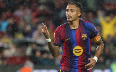 Raphinha laver hattrick, mens Barcelona scorer 7 og sætter rekordstart