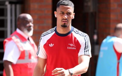 William Saliba forventes tilbage for Arsenal i november